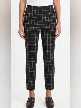 Talbots Black Chatham Ankle Pants Size 4P Like New